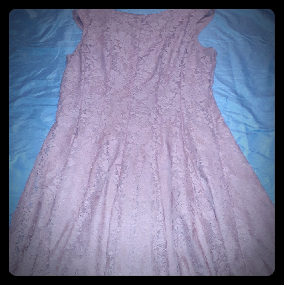 Danny and Nicole Pink Semi formal dress